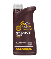 Масло моторное полусинтетическое mannol "4-takt plus 10w-40", 1л