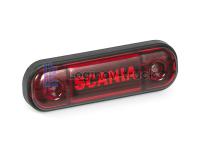 Габарит светодиодный mini neon led scania красный 24v (26751)
