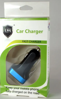 Устройство зарядное автомобильное с двумя usb-портами по 3,1а с индикацией бортового напряжения
