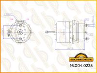 Энергоаккумулятор t24/30 scania knorr bs8500 (sonder)