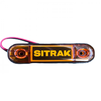 Габарит светодиодный slim neon led sitrak желтый 24v (27022)