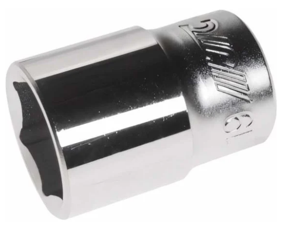 Головка торцевая ударная 6-гранная 1/2" х 19мм, длина 38мм jtc /1/10/200