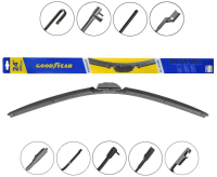 Щетка стеклоочистителя 600 мм бескаркасная 1 шт goodyear premium 	