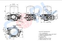 Блок подготовки воздуха 8.3 bar, с подогревом 12v для газ валдай next, газон-next (35110340960) sorl