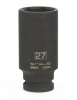 Головка ударная удлиненная шестигранная, 27 мм, 1/2", crmo// stels