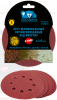 Круг шлифовальный перфорированный, 8 отверстий, 125 мм, p1000, 5 шт росомаха 438810