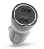 Usb автомобильное зарядное устройство avs 2 порта uc-740 (pd type c 40w)