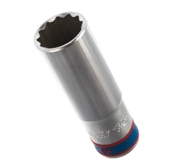 Головка торцевая глубокая двенадцатигранная 1/2", 19 мм