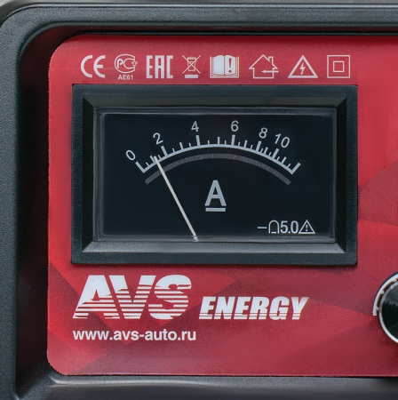 Зарядное устройство для автомобильного аккумулятора avs bt-6025 (10a) 6/12v