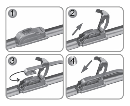 Щетка стеклоочистителя avs optimal line ol-22 (55см)