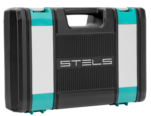 Набор инструментов, 1/2", 1/4", crv, пластиковый кейс 88 предметов stels