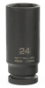 Головка ударная удлиненная шестигранная, 24 мм, 1/2", crmo// stels