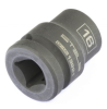 Головка ударная шестигранная, 16 мм, 1/2", crmo// stels