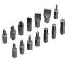 Набор инструментов, 1/4", 1/2", cr-v, s2, усиленный кейс, 119 предметов stels