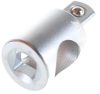 Переходник 3/8"х1/2" с отверстием jtc
