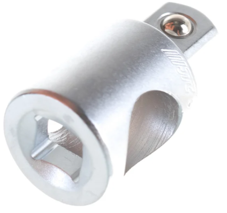 Переходник 3/8"х1/2" с отверстием jtc
