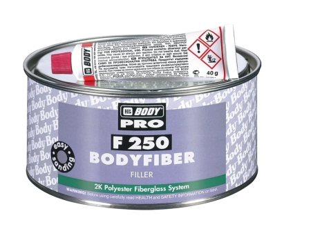 Шпатлевка со стекловолокном fiber 250 0.25кг body