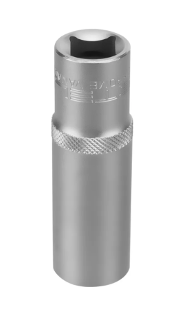 Головка торцевая удлиненная, 17 мм, 6-гранная, crv, под квадрат 1/2",// stels