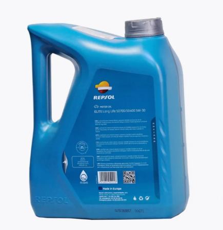 Масло моторное синтетическое repsol long life 50700/50400 c3 5w30 4л