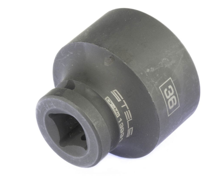 Головка ударная шестигранная, 36 мм, 1/2", crmo// stels
