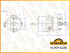 Энергоаккумулятор (кулачковый тормозз) t2424 scania (sonder)