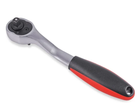 Рукоятка трещоточная 1/4"dr 72 зубца (пластиковая ручка) avs rh11472