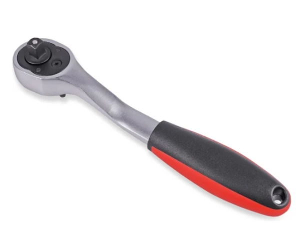 Рукоятка трещоточная 1/4"dr 72 зубца (пластиковая ручка) avs rh11472
