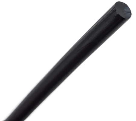Пруток сварочный пластиковый из hdpe пластика, цвет черный , 4*200мм, 100гр/уп спец