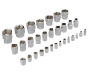 Набор инструментов, 1/2", 1/4", crv, пластиковый кейс 69 предметов stels