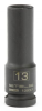 Головка ударная удлиненная шестигранная, 13 мм, 1/2", crmo// stels