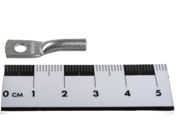 Наконечник медный луженый тмл 2,5–4–2,6 (2,5мм2 - d4мм) гост 7386-80
