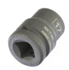 Головка ударная шестигранная, 17 мм, 1/2", crmo// stels
