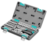 Набор инструментов, 1/4", crv, пластиковый кейс 29 предметов stels