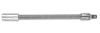 Удлинитель гибкий 1/4"dr (150 мм) avs ug14150