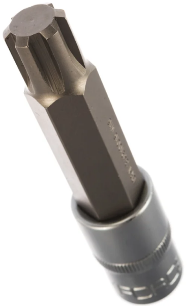 Бита-головка 1/2" spline m16х110мм с отверстием rockforce