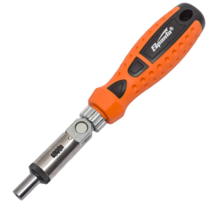 Отвертка-реверс + биты + головки торцевые, 14 пред., ph + sl, cs, 2к рукоятка spart