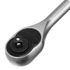 Ключ-трещотка шарнирный 1/4", сrv, 72 зуба, с быстрым сбросом, матовый хром stels