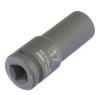 Головка ударная удлиненная шестигранная, 17 мм, 1/2", crmo// stels