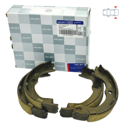 Колодки стояночного тормоза hyundai hd35/hd42/hd65/hd72 (ganz)